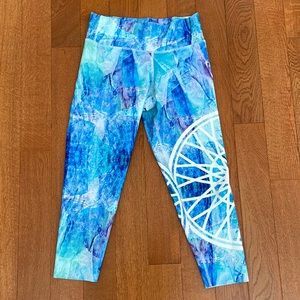 SoulCycle tie dye leggings